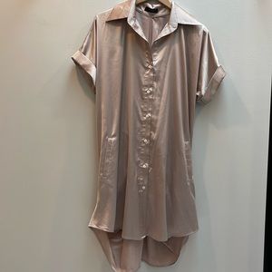 Metamorphoza button up shirt satin